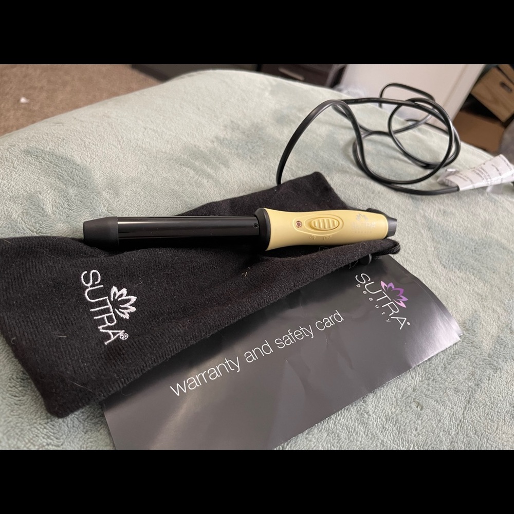 Mini Tourmaline Ceramic Curling Iron (3/4". 19mm)